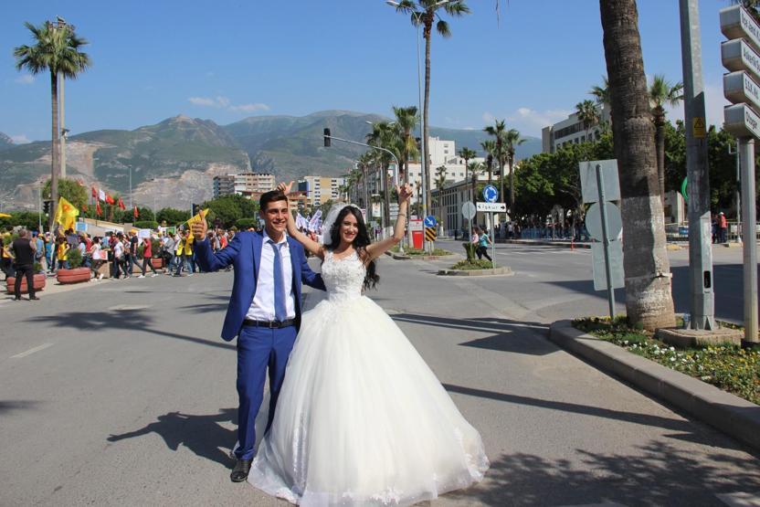1 Mayıs kutlamalarının en acı fotoğrafı