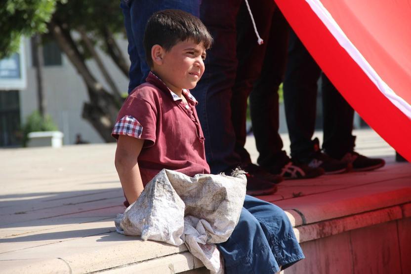1 Mayıs kutlamalarının en acı fotoğrafı