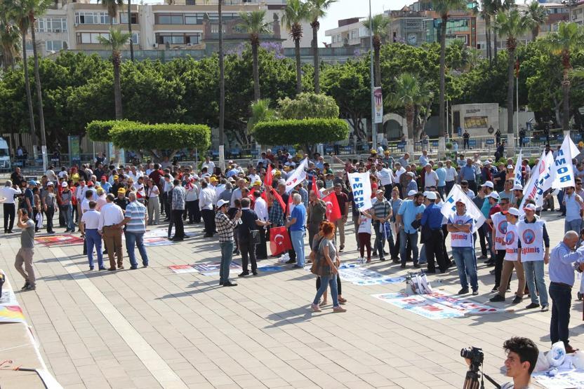 1 Mayıs kutlamalarının en acı fotoğrafı