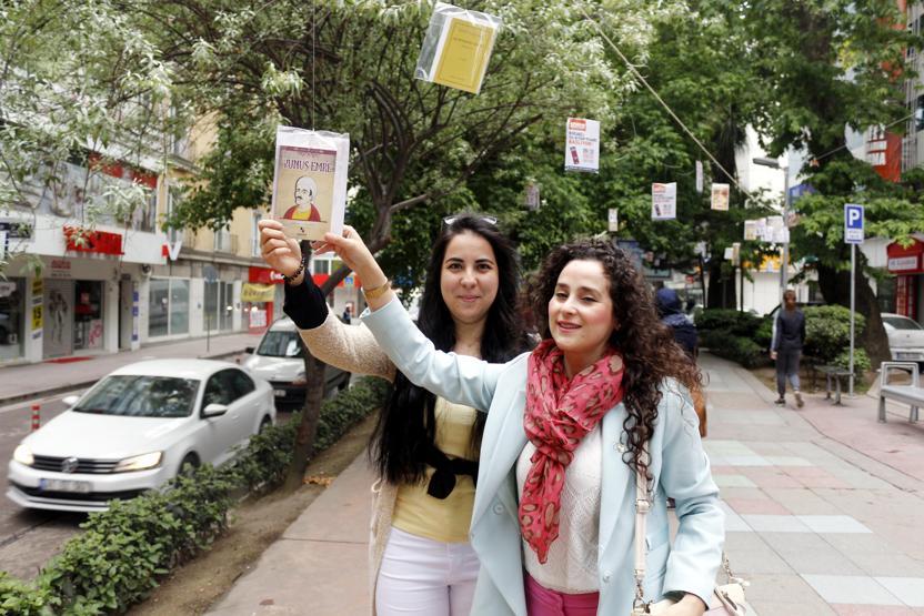 İzmitte ağaçlar kitap açtı