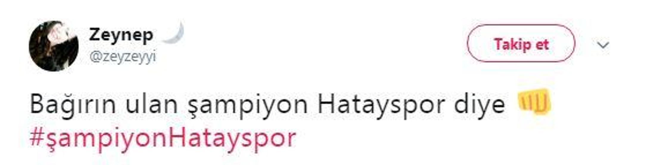 Efsane olmaya aday 18 Altay ve Hatayspor tweeti