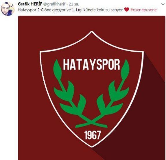 Efsane olmaya aday 18 Altay ve Hatayspor tweeti