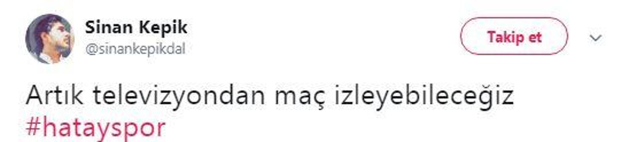 Efsane olmaya aday 18 Altay ve Hatayspor tweeti