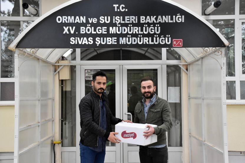 Sivasta öğrenciler buldu Yorulup düşmüş