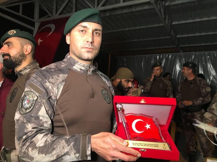 Zeytin Dalı Harekatına katılan PÖH timleri böyle karşılandı