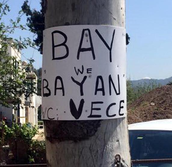 Pazarcı tezgahında kahkaha attıran etiketler