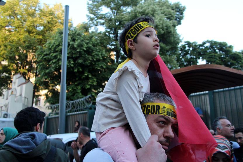 Beyoğlunda Kudüs protestosu