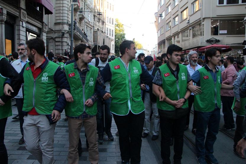 Beyoğlunda Kudüs protestosu