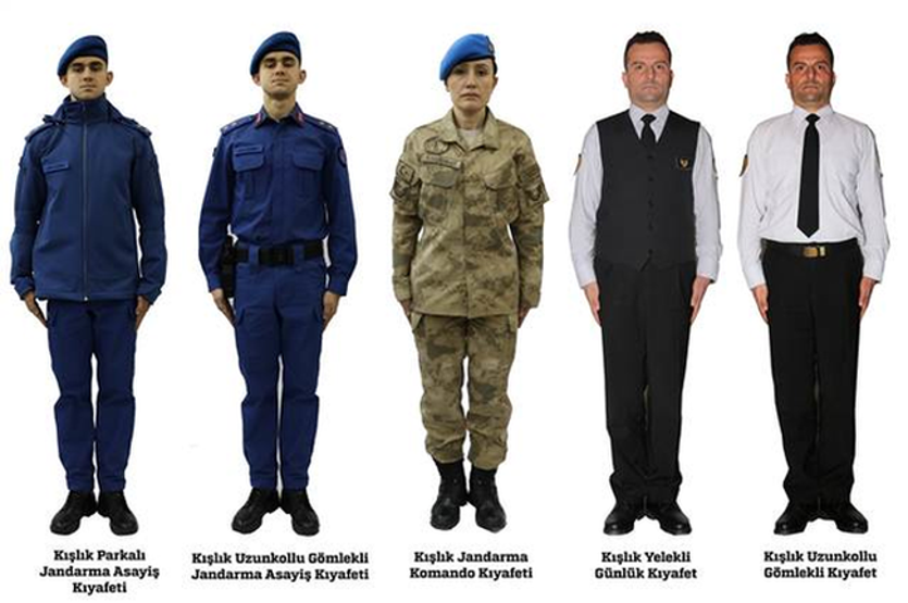 İşte jandarmanın yeni üniformaları