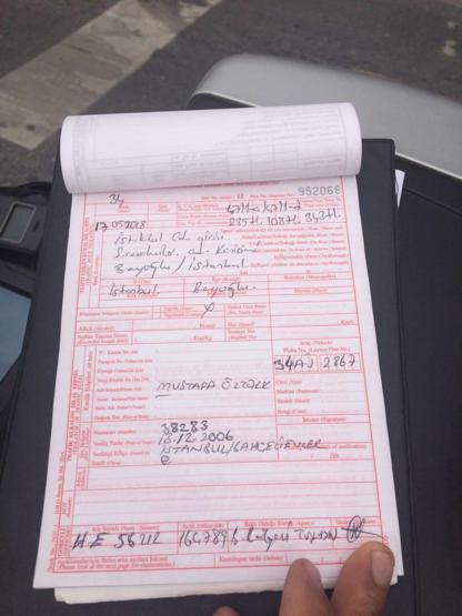 Taksimde polis itfaiyeye ceza kesti