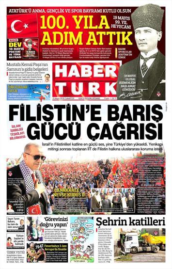 19 Mayıs 2018 - Gazete Manşetleri