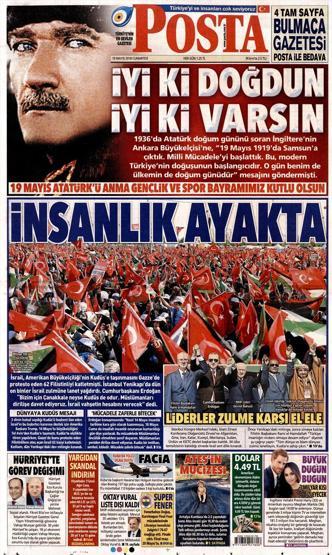 19 Mayıs 2018 - Gazete Manşetleri