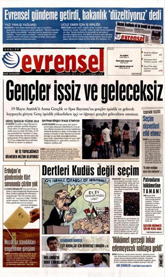 19 Mayıs 2018 - Gazete Manşetleri