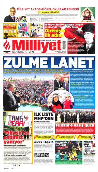 19 Mayıs 2018 - Gazete Manşetleri