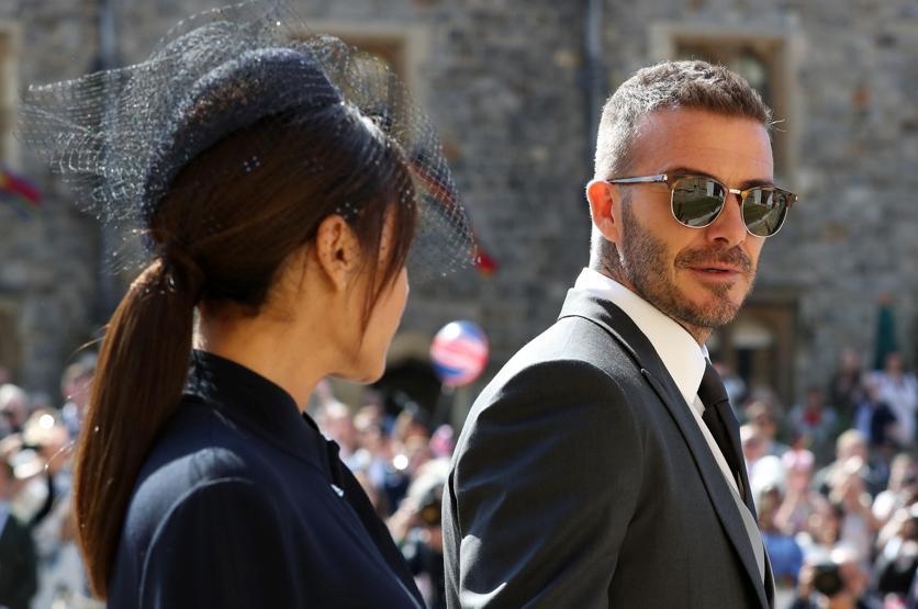 Kraliyet düğününün yıldızı David Beckham oldu
