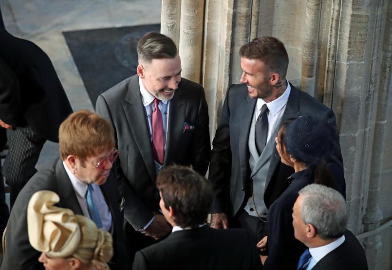 Kraliyet düğününün yıldızı David Beckham oldu