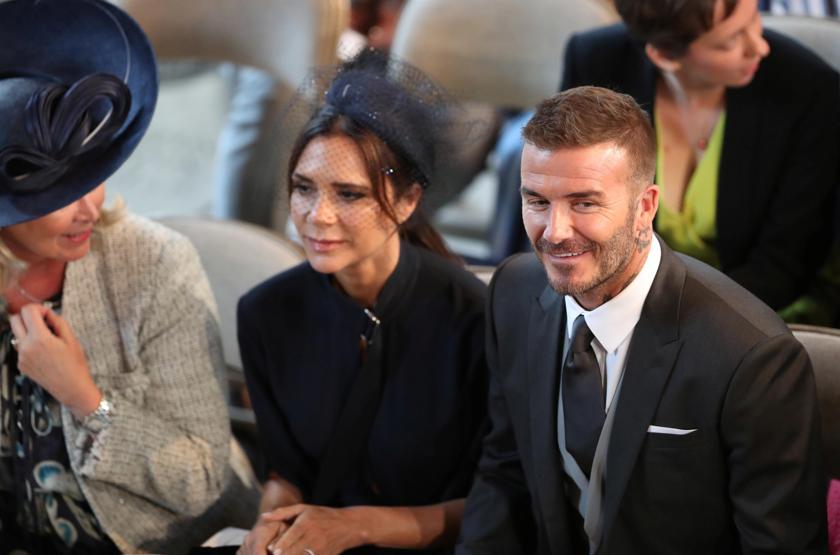 Kraliyet düğününün yıldızı David Beckham oldu