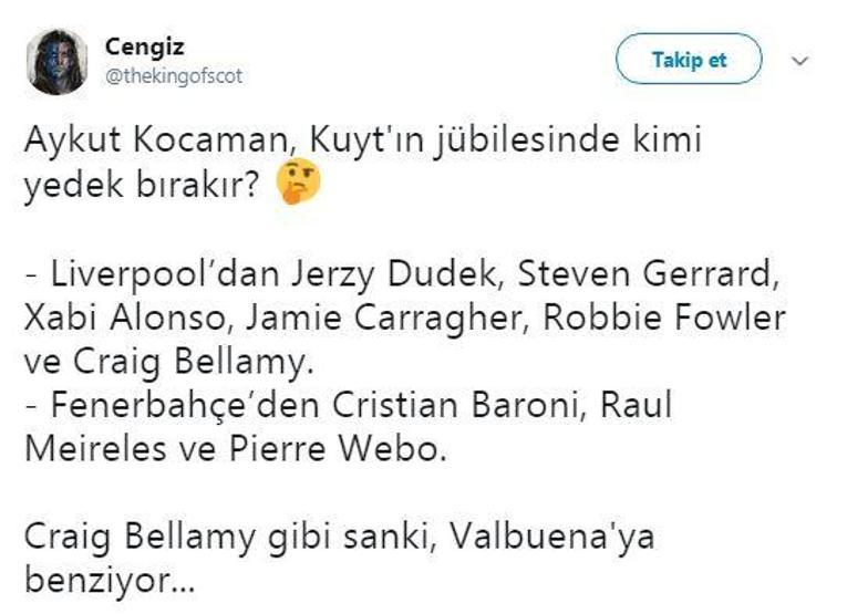 Aykut Kocaman Kuytın jübilesinde Liverpoolun başına geçecek