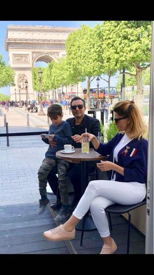 Rafet El Roman eski sevgilisi ile Pariste