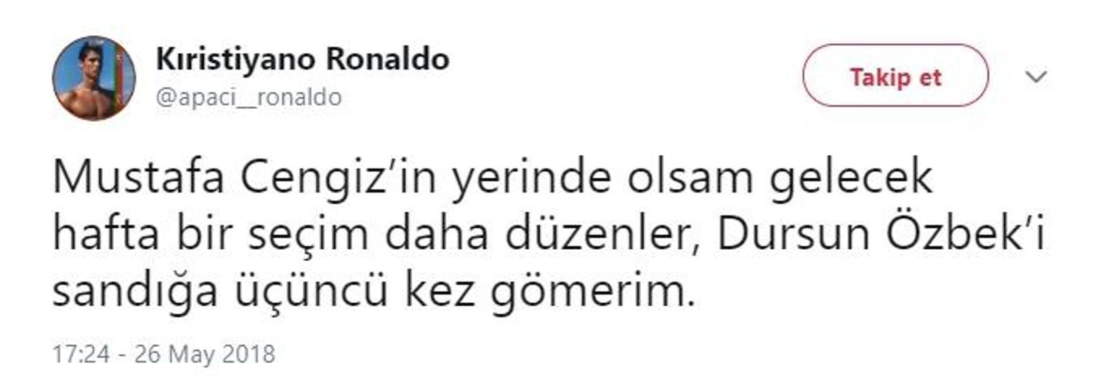 Dursun Özbeke büyük tepki