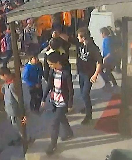 Okuldaki skandalın görüntüleri ortaya çıktı