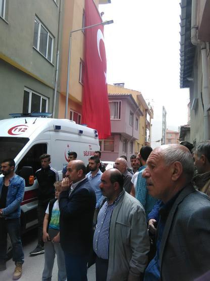 Şehidin acı haberi babaevine ulaştı