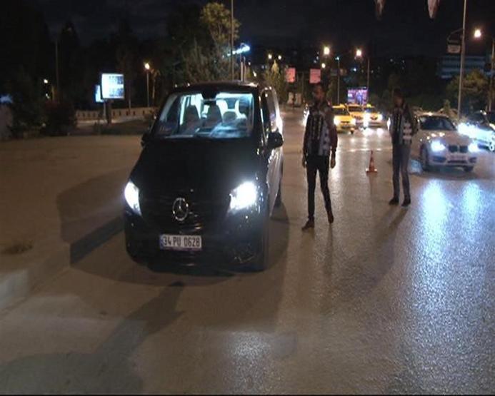 İstanbulda UBER ve scotty denetimi
