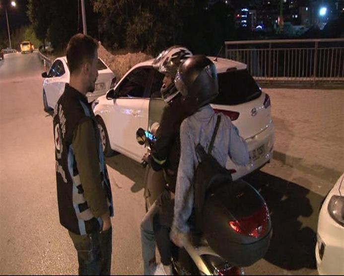 İstanbulda UBER ve scotty denetimi