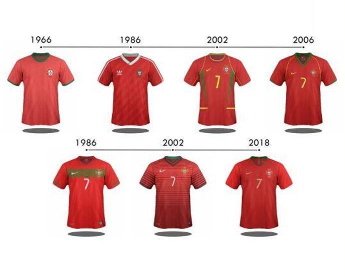 Dünya Kupasına katılan 32 takımın formaları yıllar içinde böyle değişti