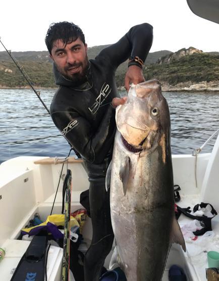 Zıpkınla yakaladı: 51 kilo, 160 santimetre
