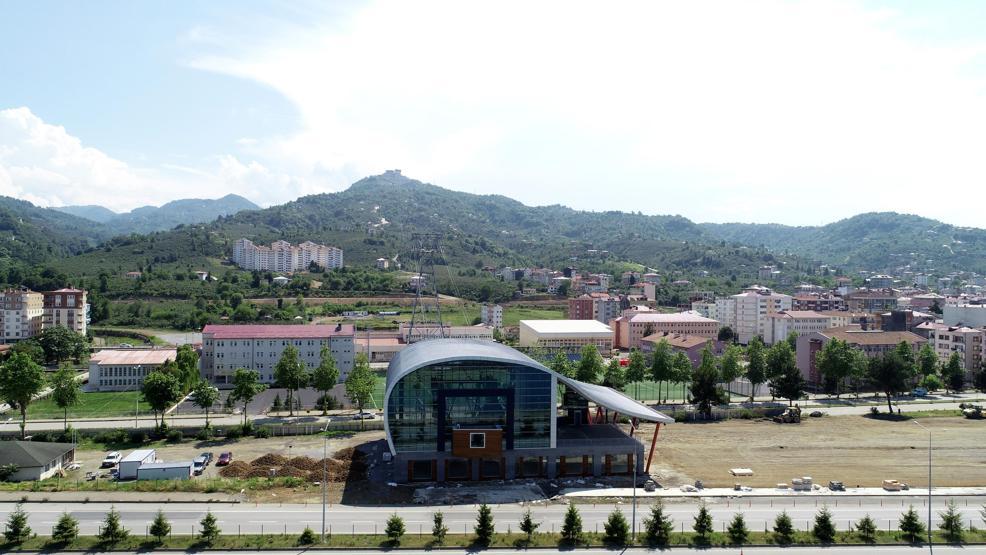 Karadenizin en uzun teleferik hattı tamamlandı