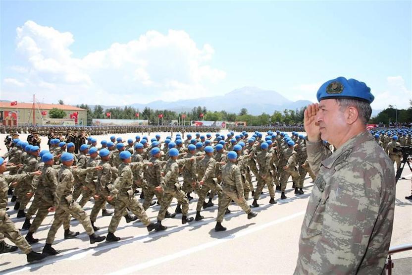 Genelkurmay Başkanı komando üniformasıyla katıldı