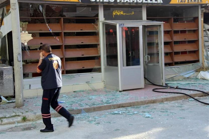Ekmek fırınında korkutan patlama