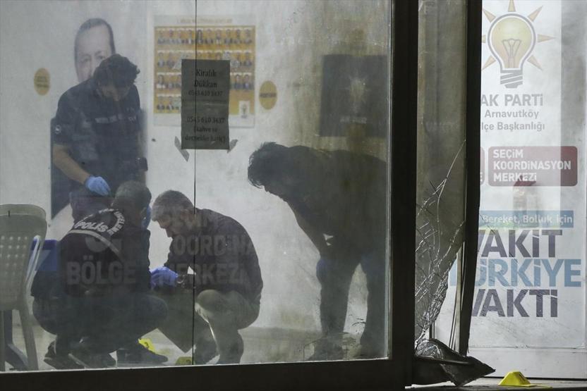 AK Parti seçim irtibat bürosuna ses bombası atıldı
