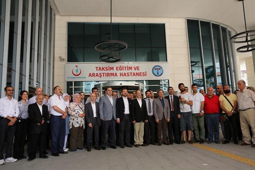 Taksim Eğitim ve Araştırma Hastanesi tam beş yıl sonra yeniden açıldı...