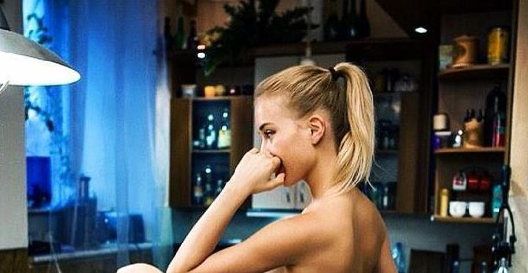 O taraftar Moskova güzeli çıktı