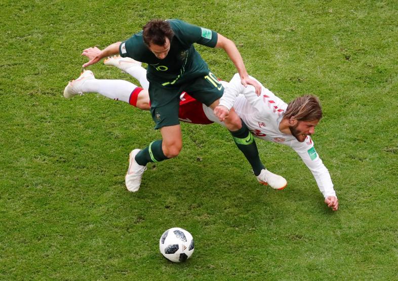 Danimarkalı futbolcu Danimarkanın kabusu oldu