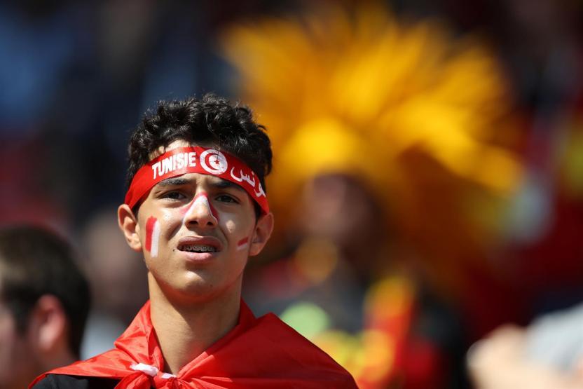 Belçika - Tunus maçı öncesi tribünlerde karnaval havası var