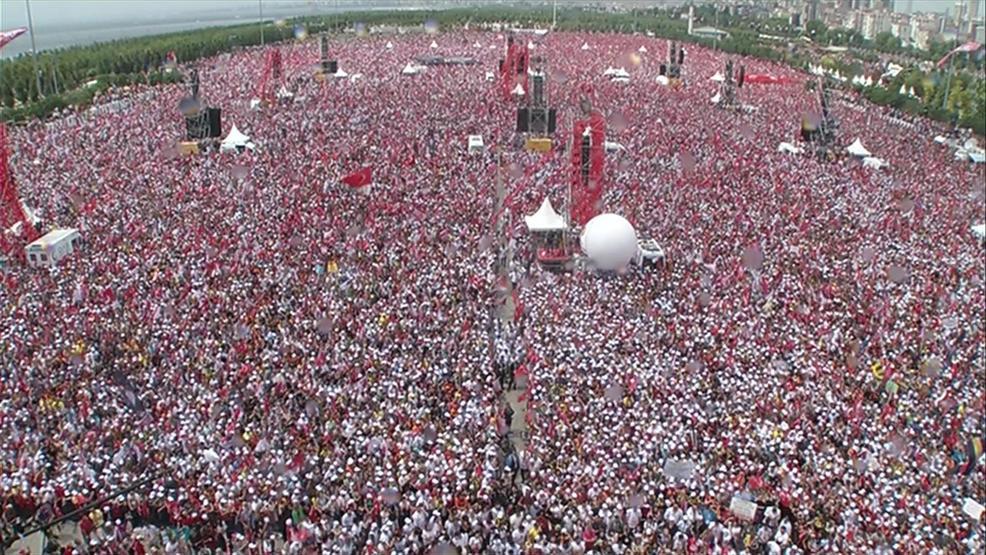 Muharrem İncenin Maltepe mitinginde son kareler