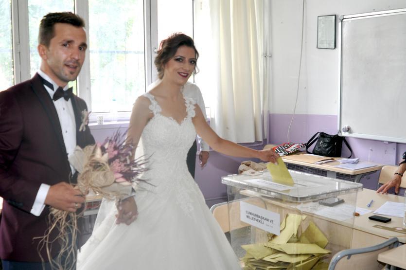 Seçimde engel tanımadılar