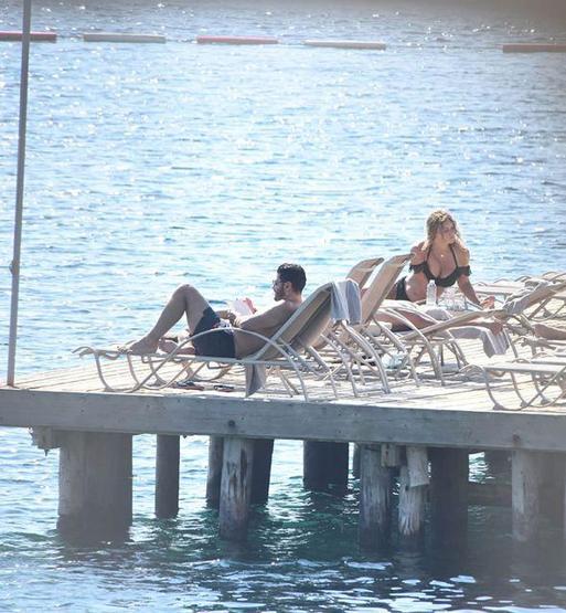 Uğur Akkuş Alman kız arkadaşı ile tatilde
