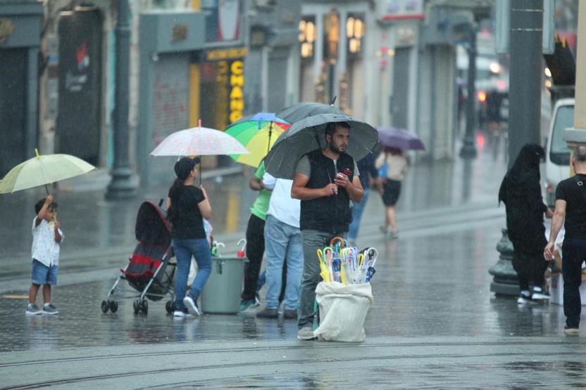 İstanbulda sağanak başladı