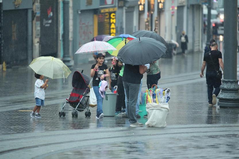İstanbulda sağanak başladı