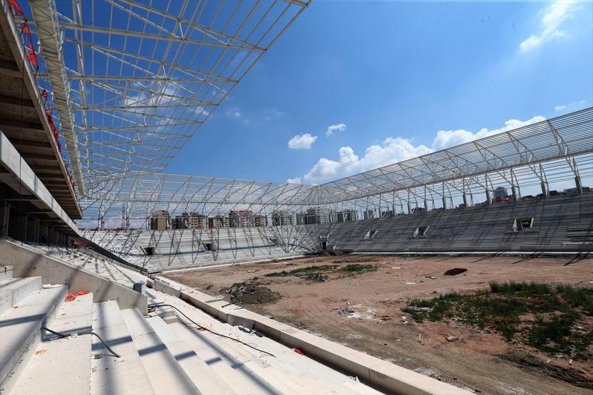 Ankaranın yeni stadının yüzde 70i bitti