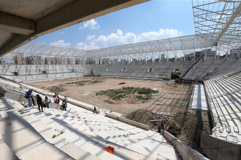 Ankaranın yeni stadının yüzde 70i bitti