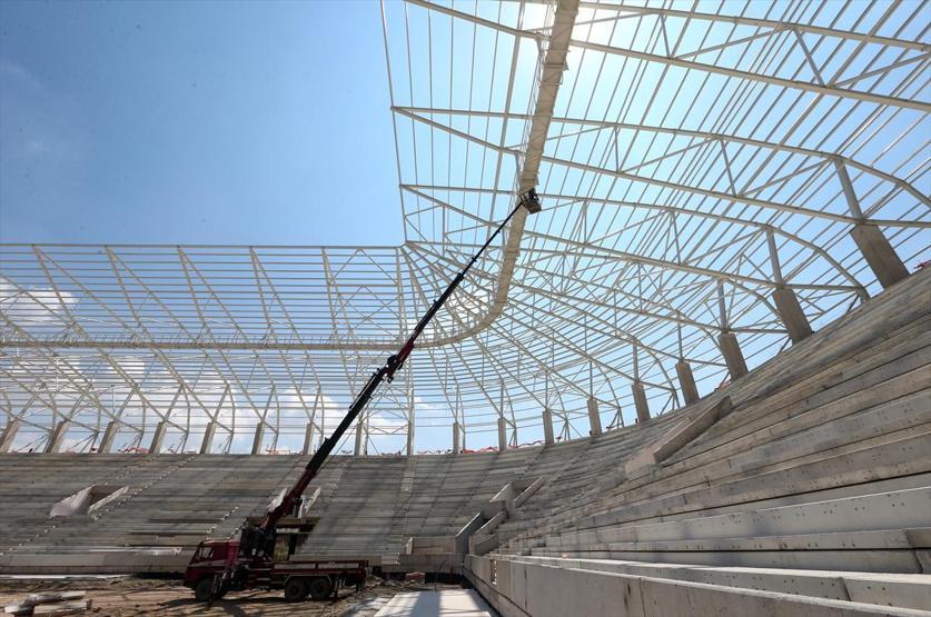 Ankaranın yeni stadının yüzde 70i bitti