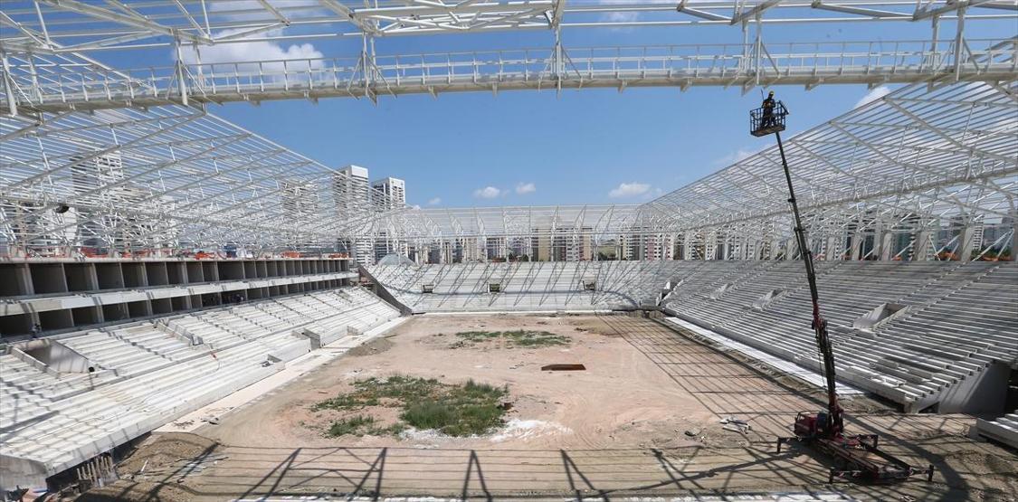 Ankaranın yeni stadının yüzde 70i bitti