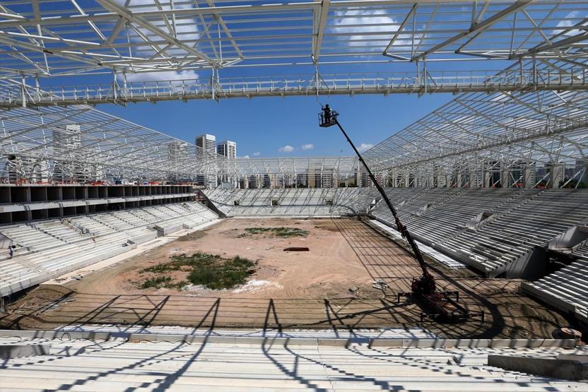 Ankaranın yeni stadının yüzde 70i bitti