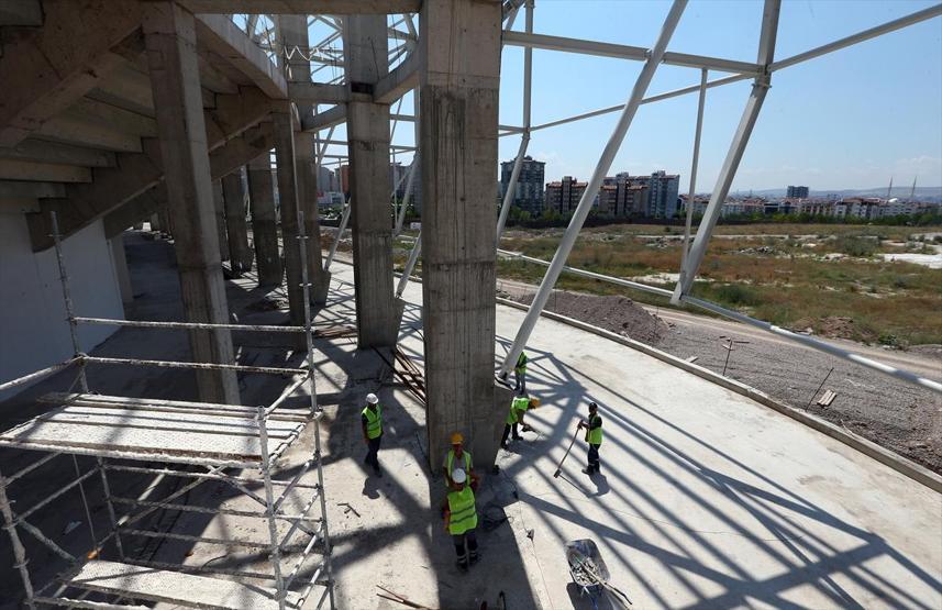 Ankaranın yeni stadının yüzde 70i bitti