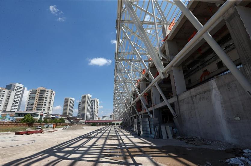 Ankaranın yeni stadının yüzde 70i bitti